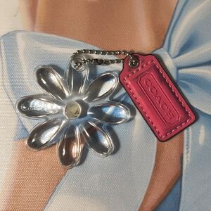 Coach Pink Hangtag and Coach Clear Daisy Hangtag Set